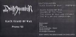 Black Guard of War Promo '03